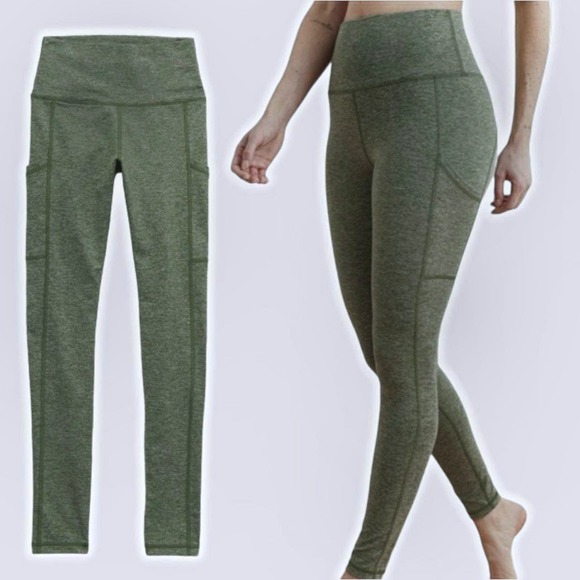 aerie Pants - AERIE Chill Play Move Legging Sz Small Heathered Green